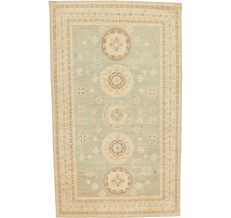 11' 3 x 19' Khotan Ziegler Oriental...