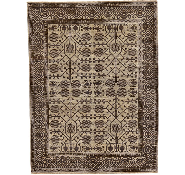 5' x 6' 7 Khotan Ziegler Oriental...