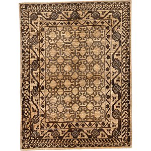 5' x 6' 9 Khotan Ziegler Oriental...