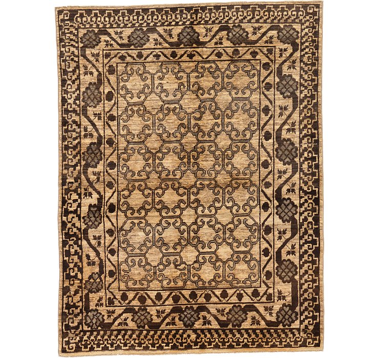 5' x 6' 9 Khotan Ziegler Oriental...