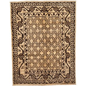 Unique Loom 5' x 6' 3 Khotan Ziegler Oriental...