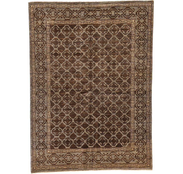 5' 7 x 7' 7 Khotan Ziegler Oriental...