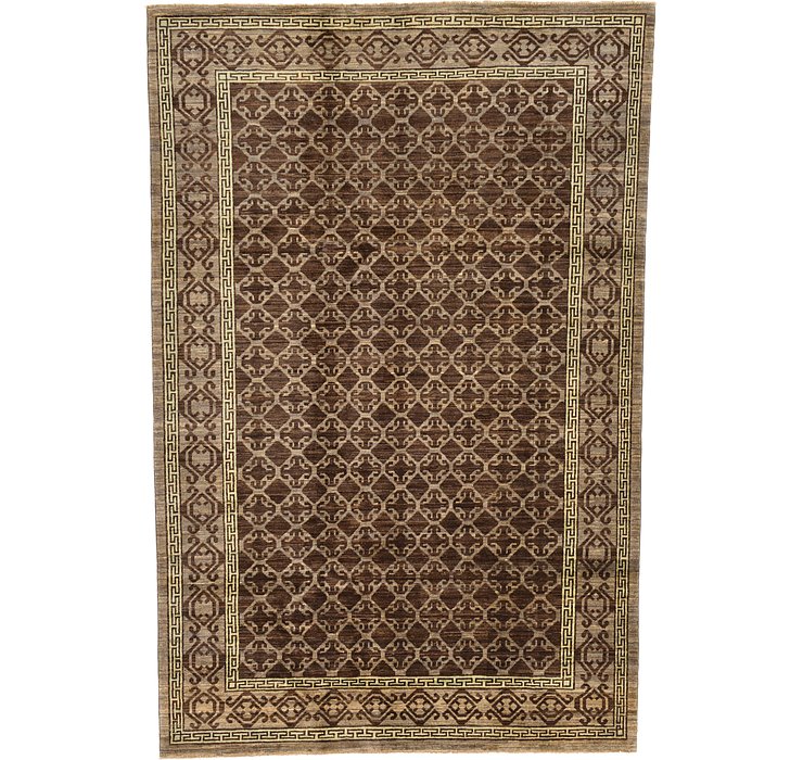 6' 4 x 9' 7 Khotan Ziegler Oriental...