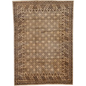 Unique Loom 6' 8 x 9' 6 Khotan Ziegler Oriental...