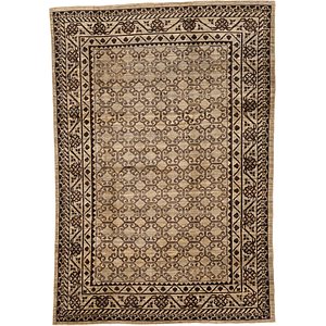 Unique Loom 6' 7 x 9' 7 Khotan Ziegler Oriental...