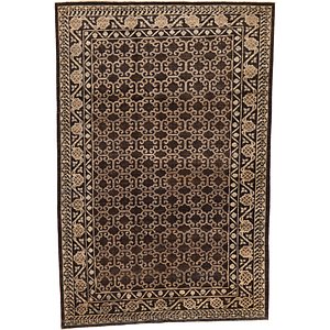 Unique Loom 6' 6 x 9' 7 Khotan Ziegler Oriental...