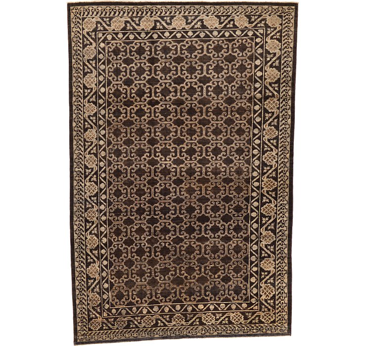 6' 6 x 9' 7 Khotan Ziegler Oriental...