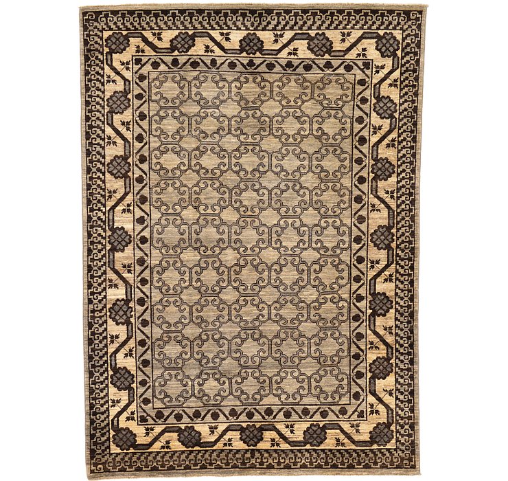 6' 2 x 8' 5 Khotan Ziegler Oriental...