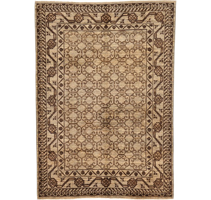 5' 5 x 7' 8 Khotan Ziegler Oriental...