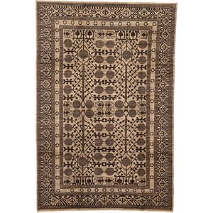 6' 6 x 9' 8 Khotan Ziegler Oriental...