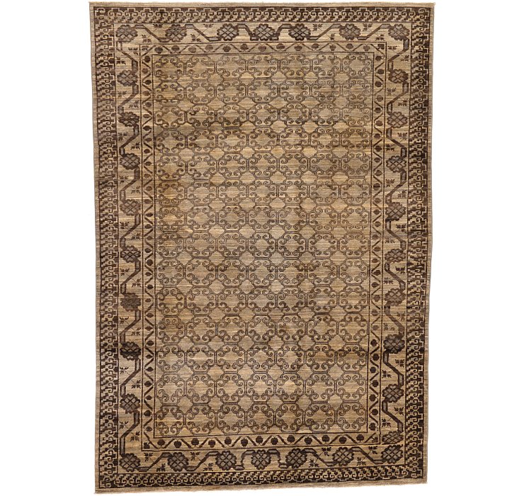 205cm x 292cm Khotan Ziegler Oriental...