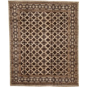 Unique Loom 6' 6 x 8' Khotan Ziegler Oriental...