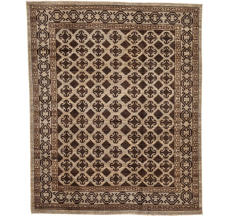 6' 6 x 8' Khotan Ziegler Oriental...