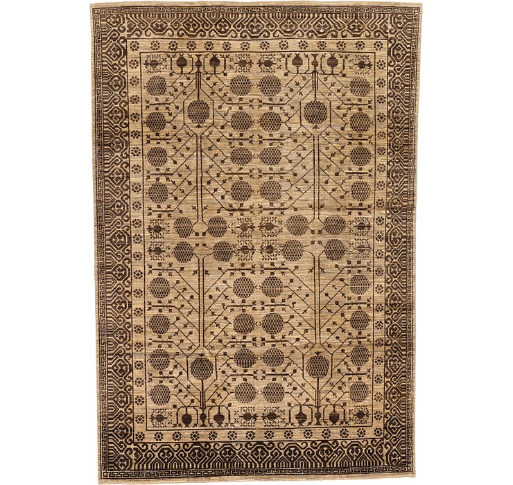 6' x 9' 2 Khotan Ziegler Oriental...