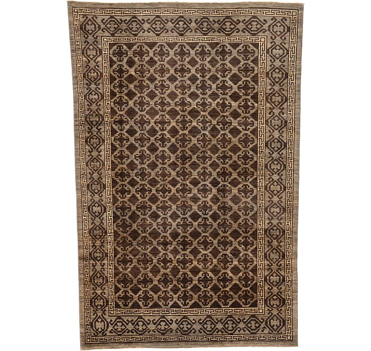 6' 5 x 9' 10 Khotan Ziegler Oriental...