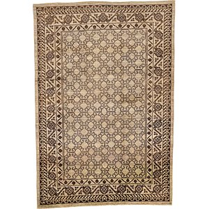 Unique Loom 6' 6 x 9' 6 Khotan Ziegler Oriental...
