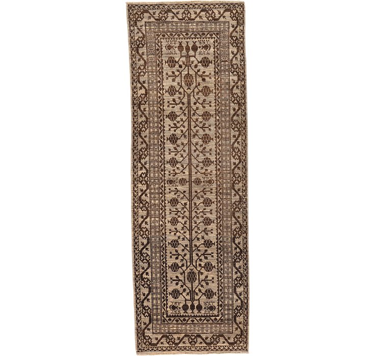 3' 3 x 9' 7 Khotan Ziegler Oriental...
