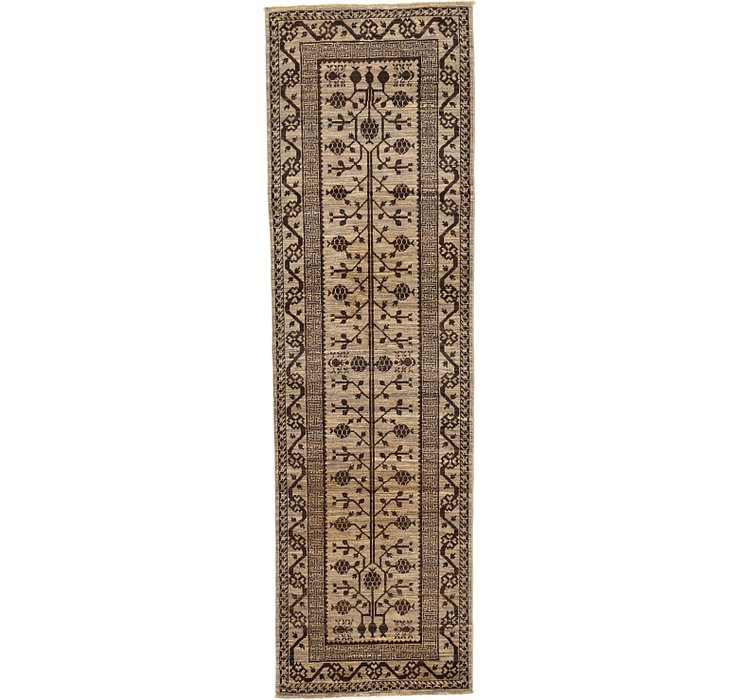 2' 10 x 9' 7 Khotan Ziegler Oriental...