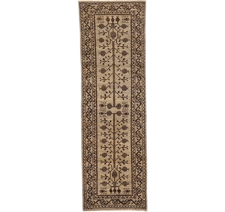 3' x 9' 3 Khotan Ziegler Oriental...