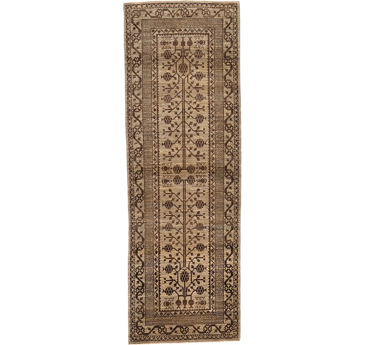 3' 3 x 9' 7 Khotan Ziegler Oriental...