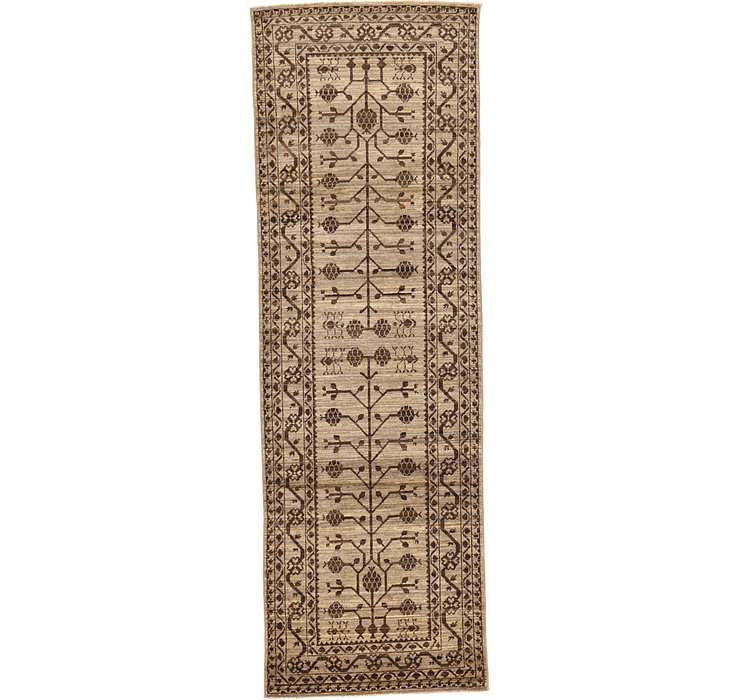 3' 2 x 9' 10 Khotan Ziegler Oriental...
