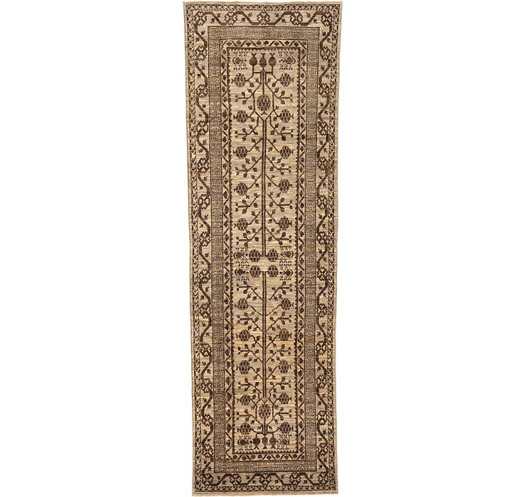3' 3 x 10' 6 Khotan Ziegler Oriental...