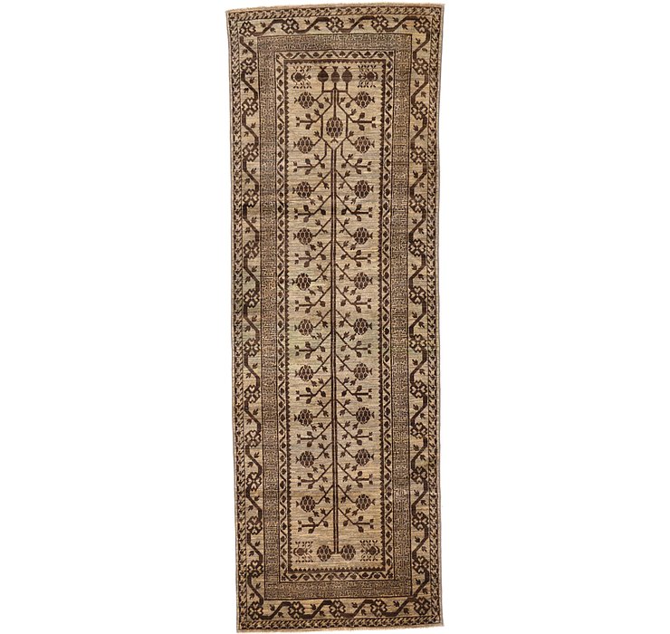 3' 3 x 9' 7 Khotan Ziegler Oriental...