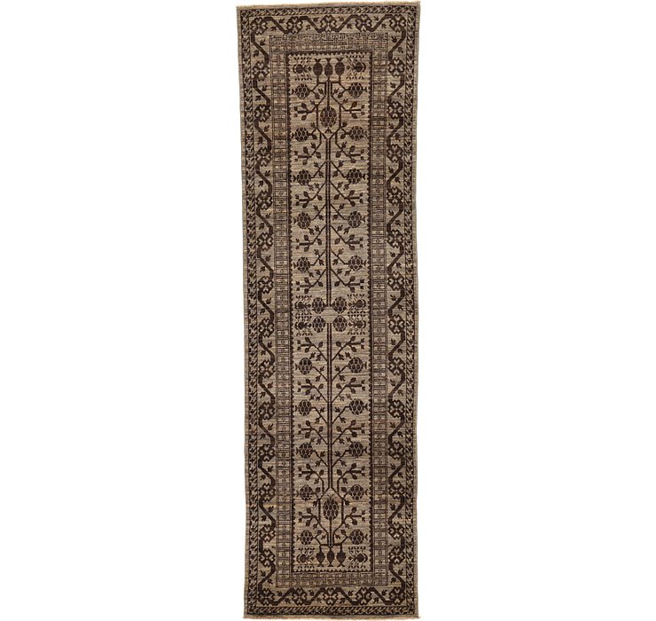 2' 10 x 9' 8 Khotan Ziegler Oriental...