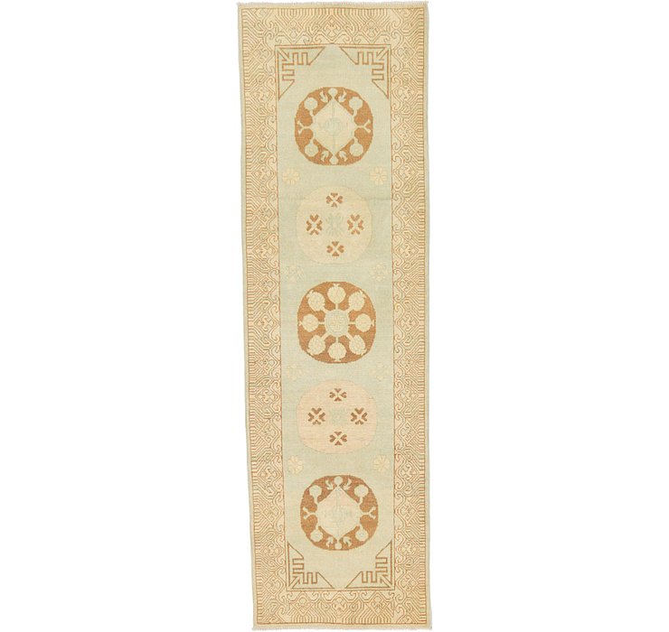 2' 10 x 9' 7 Khotan Ziegler Oriental...