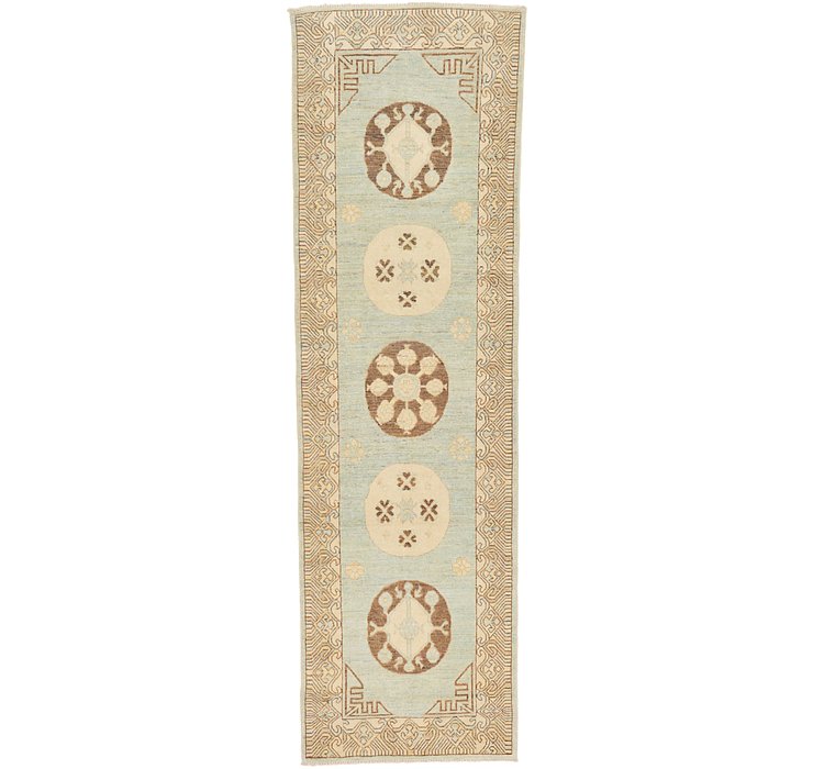 3' x 10' Khotan Ziegler Oriental...