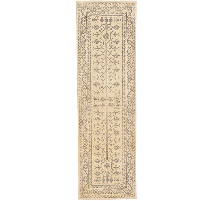3' x 9' 10 Khotan Ziegler Oriental...