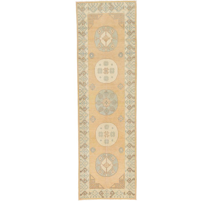 3' x 10' Khotan Ziegler Oriental...