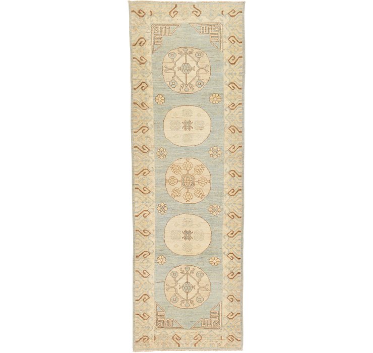 3' 2 x 9' 7 Khotan Ziegler Oriental...