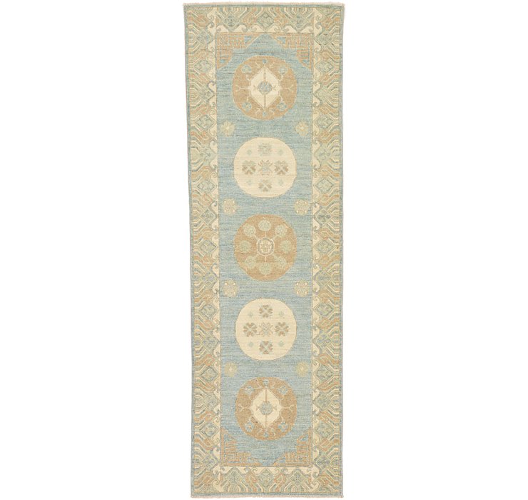3' x 9' 7 Khotan Ziegler Oriental...