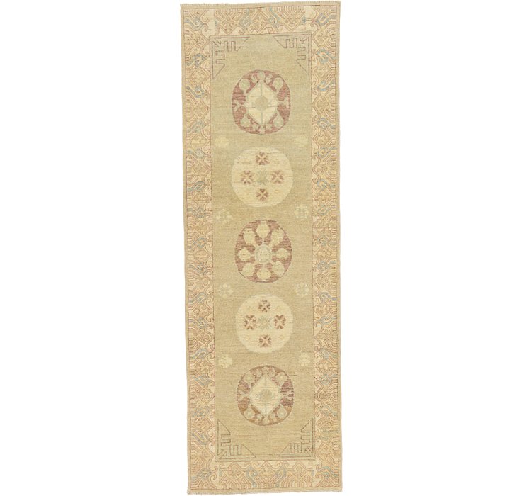 3' x 9' 4 Khotan Ziegler Oriental...
