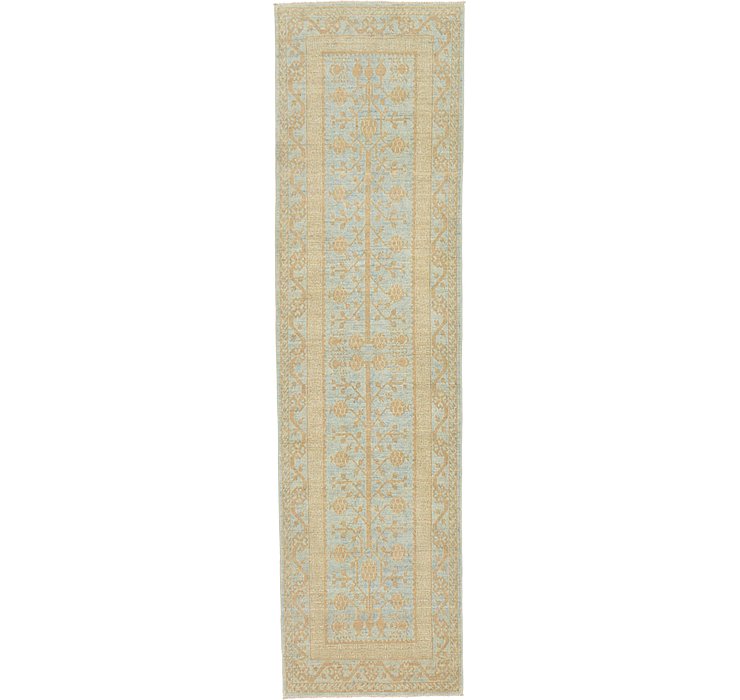 2' 9 x 10' 6 Khotan Ziegler Oriental...