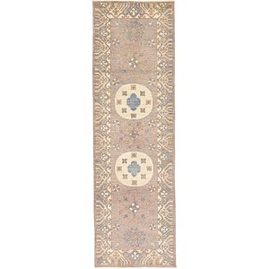 HandKnotted 3' x 9' 9 Khotan Ziegler Oriental...