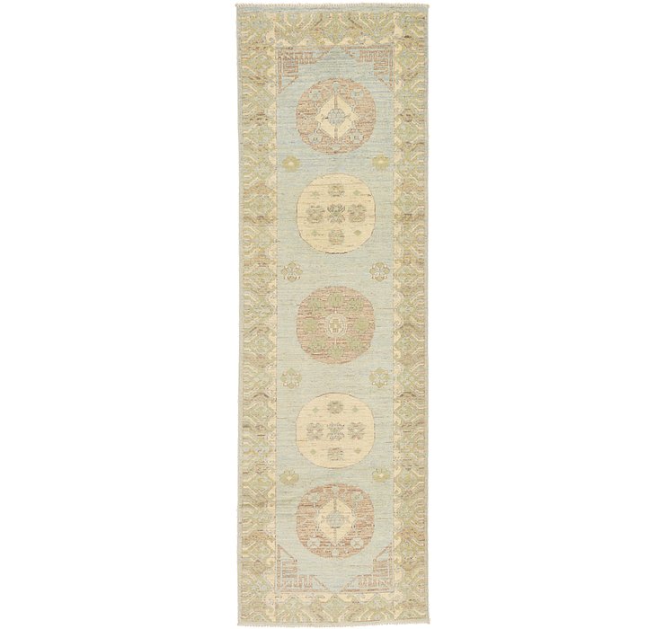 3' x 9' 7 Khotan Ziegler Oriental...