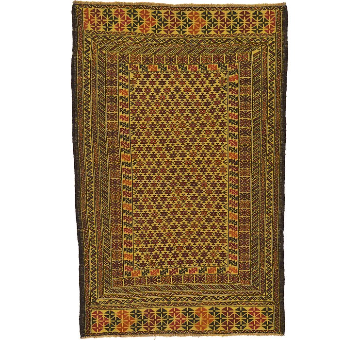 3' 9 x 6' Kilim Afghan Rug