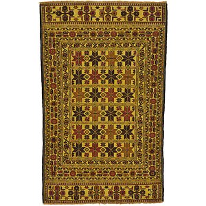 3' 10 x 6' 2 Kilim Afghan Rug
