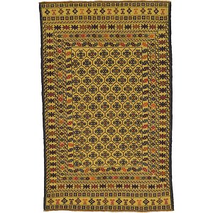 4' x 6' 6 Kilim Afghan Rug