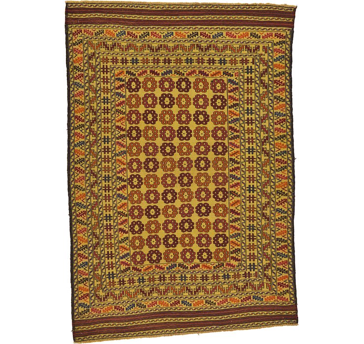 127cm x 188cm Kilim Afghan Rug