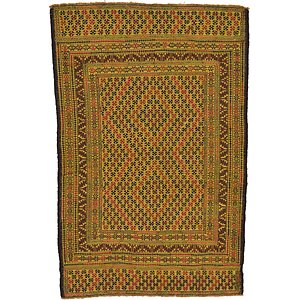 4' 5 x 6' 8 Kilim Afghan Rug