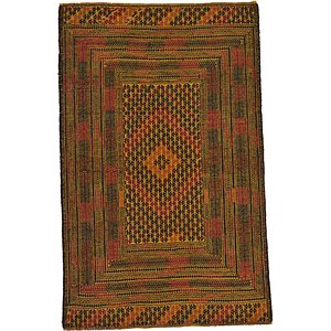 3' 9 x 6' Kilim Afghan Rug