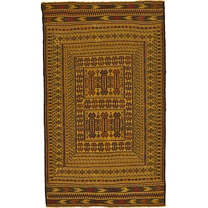4' x 6' 5 Kilim Afghan Rug