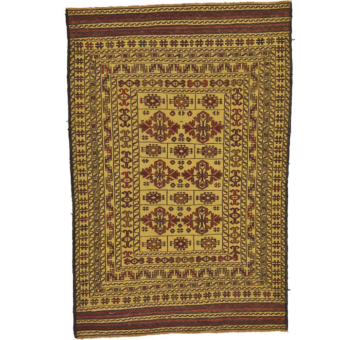 130cm x 190cm Kilim Afghan Rug