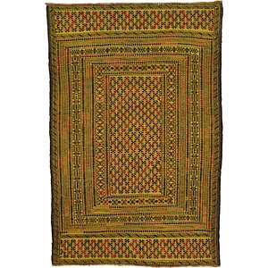 4' x 6' Kilim Afghan Rug