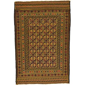 4' x 6' Kilim Afghan Rug
