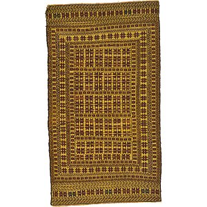 3' 9 x 6' 8 Kilim Afghan Rug