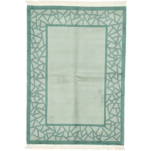 5' 5 x 8' Antique Finish Oriental...